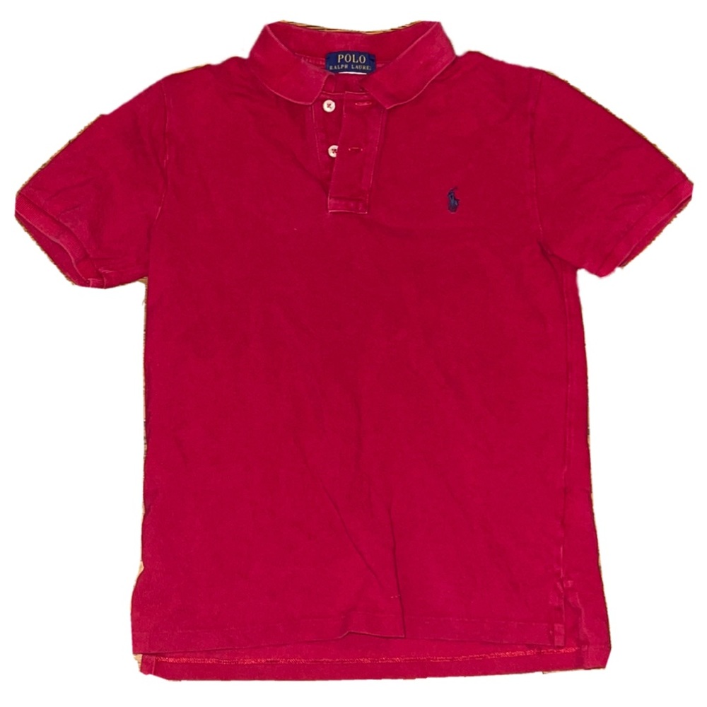 Polo by Ralph Lauren Red Polo Shirt No Tag XS Short Sleeve